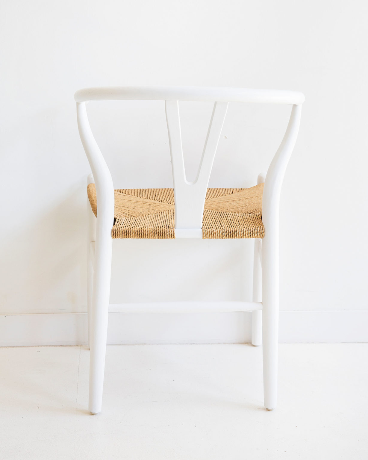 Wishbone Designer Replica Chair – Crisp White – Abide Interiors