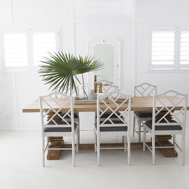 Newport Rectangular Pedestal Table