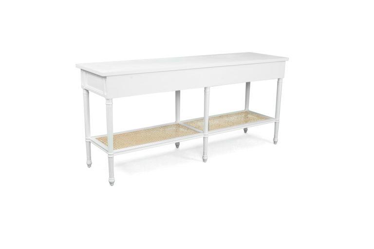 Hamilton Wide Console Table - White - 185cm - Abide Interiors
