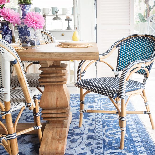 Newport Rectangular Pedestal Table