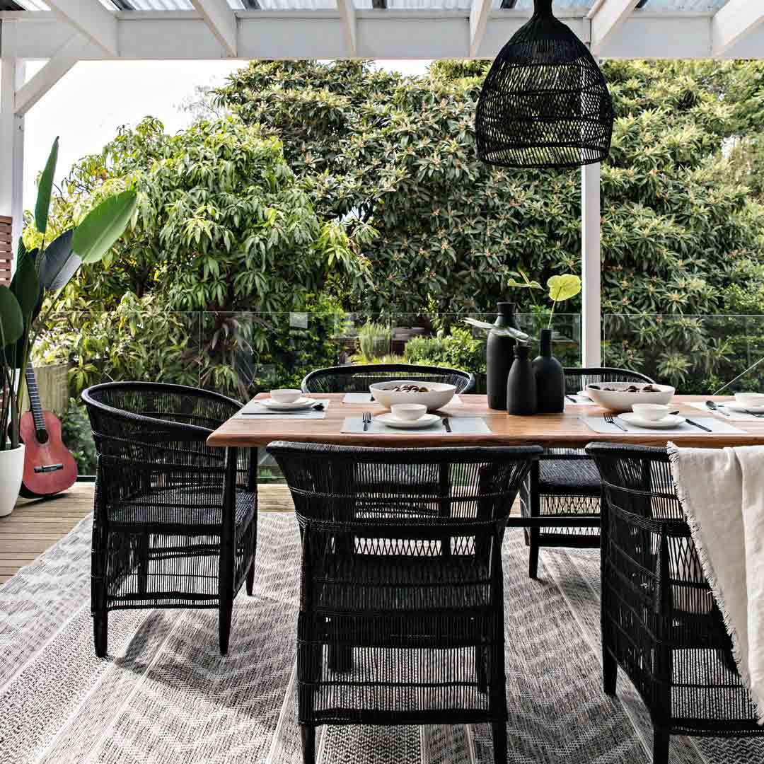 Boho outdoor deals dining chairs