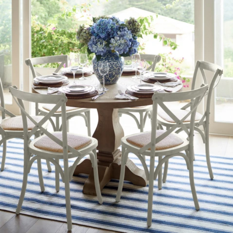 Coastal hamptons deals dining table