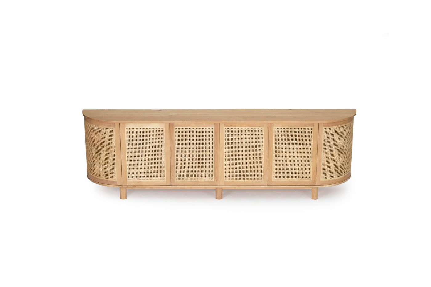Iluka Six Door Sideboard - Rounded End - Abide Interiors