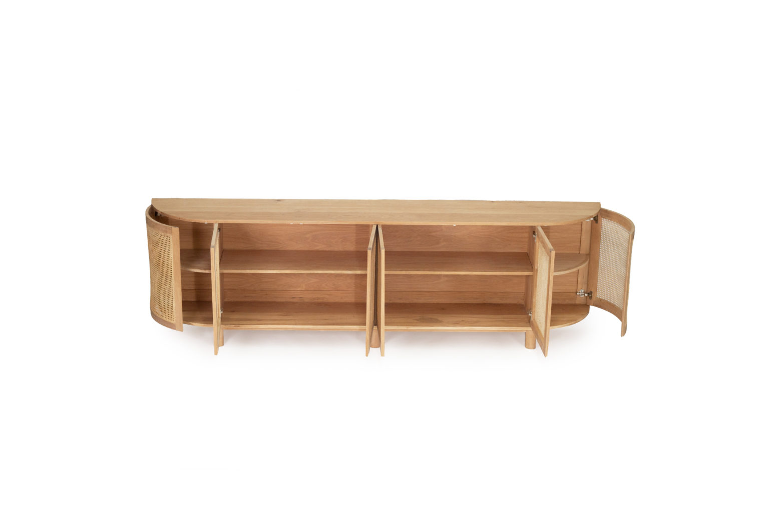 Iluka Six Door Sideboard - Rounded End - Abide Interiors