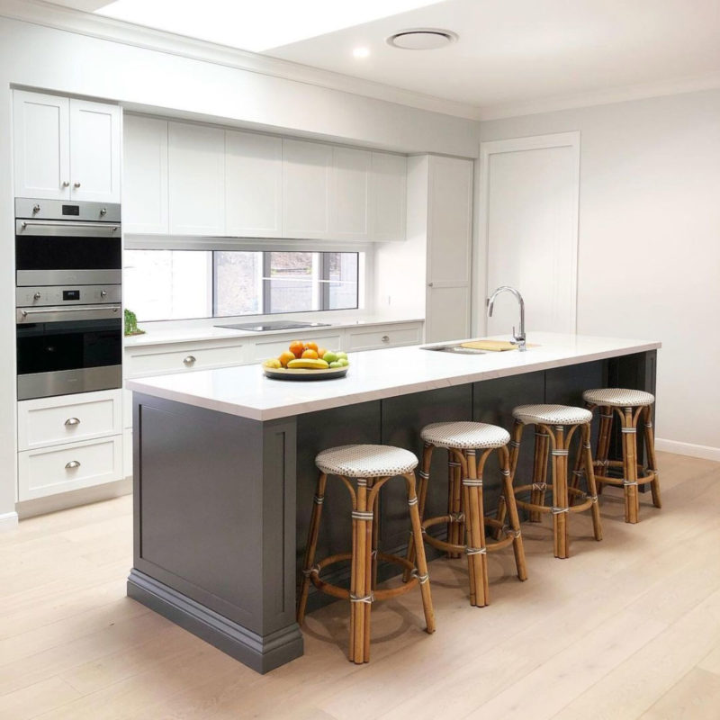 Kitchen cart with online bar stools