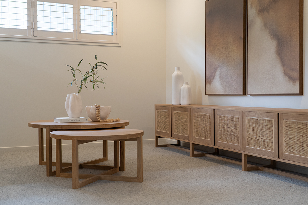 Clovelly Entertainment Unit - Six Door - Natural - Image 2