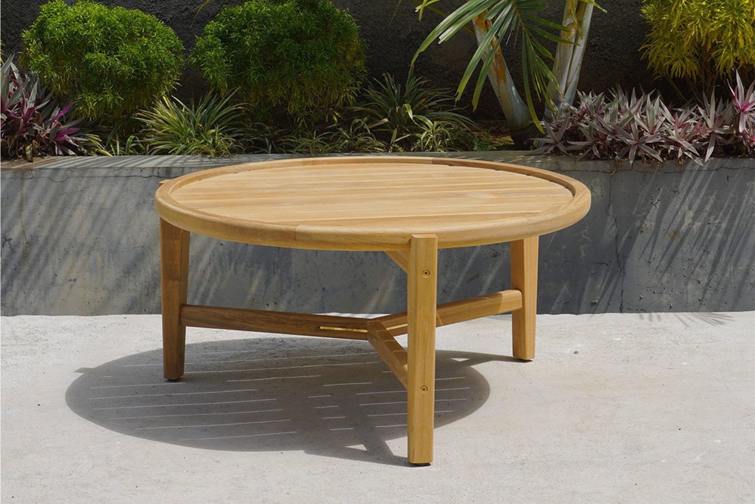 Kingscliff Outdoor Round Coffee Table - 80cm - Abide Interiors