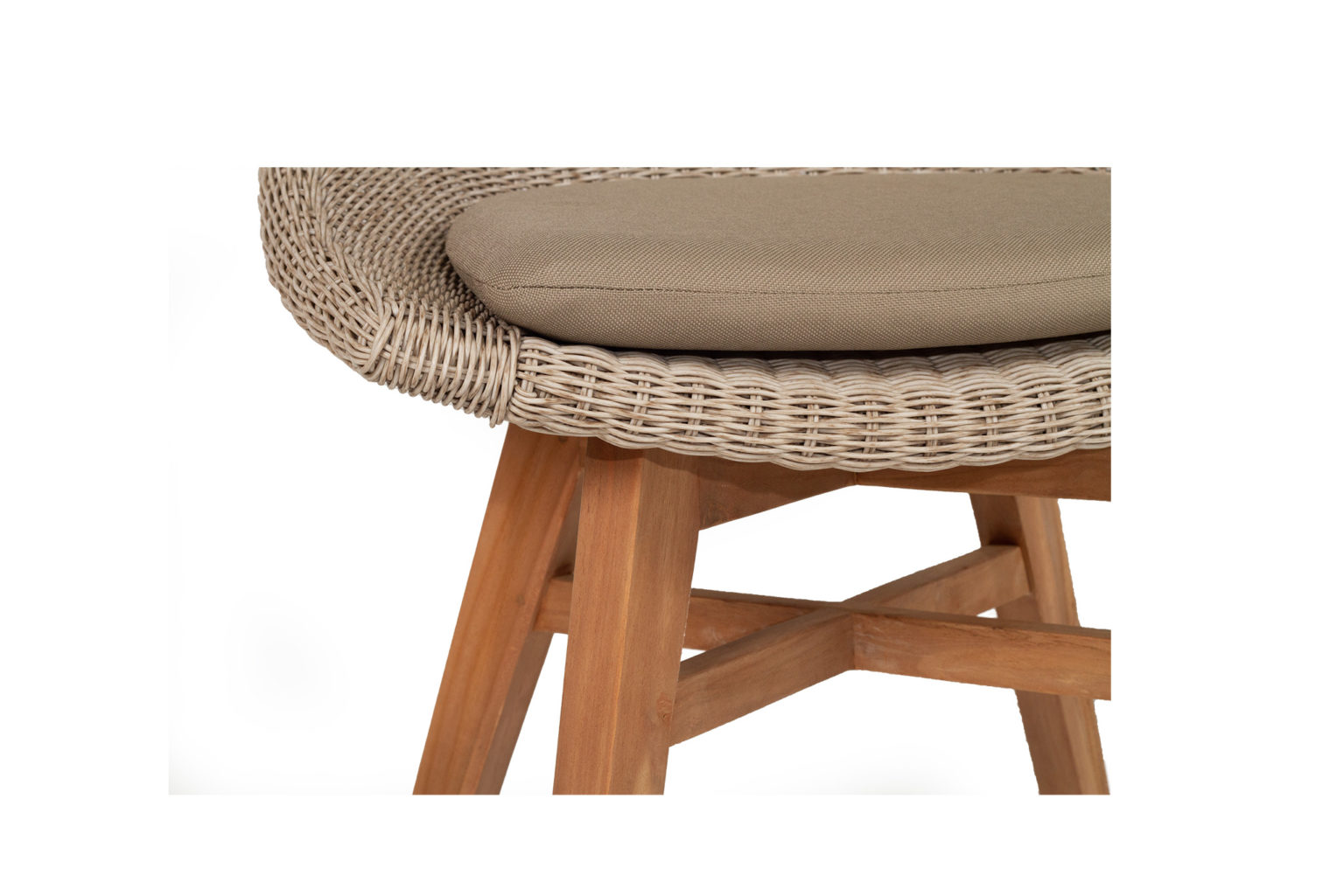Oceanic Outdoor Dining Chair - Mushroom - Set of 2 - Abide Interiors