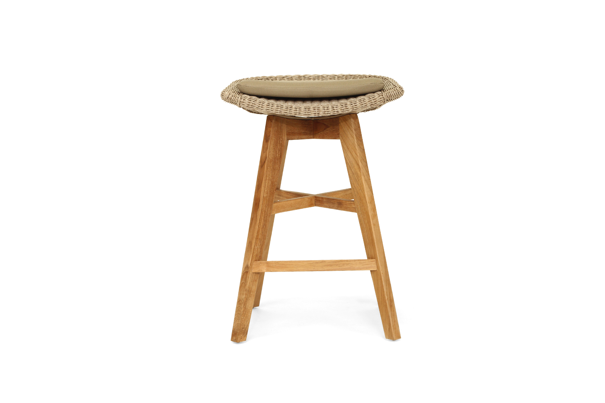 Oceanic Outdoor Backless Counter Stool - Mushroom