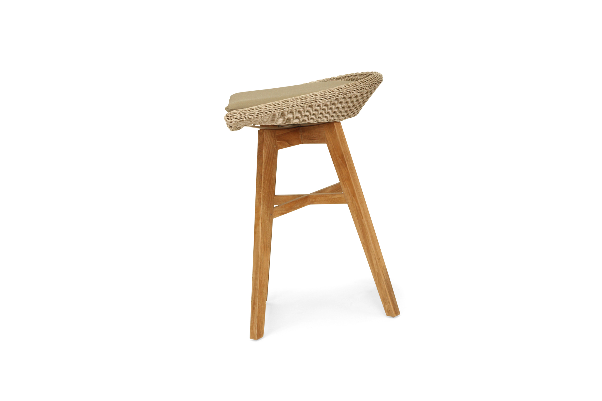 Oceanic Outdoor Backless Counter Stool - Mushroom - Image 4