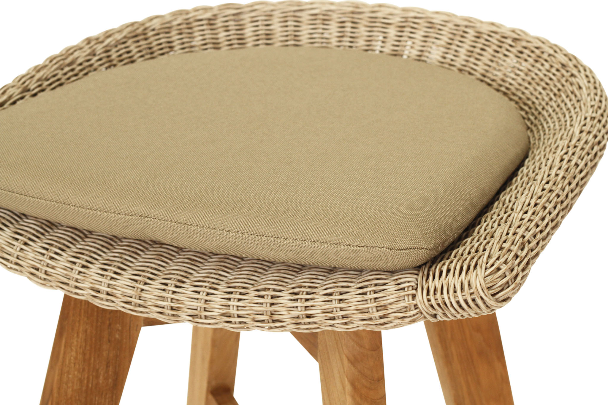 Oceanic Outdoor Backless Counter Stool - Mushroom - Image 7