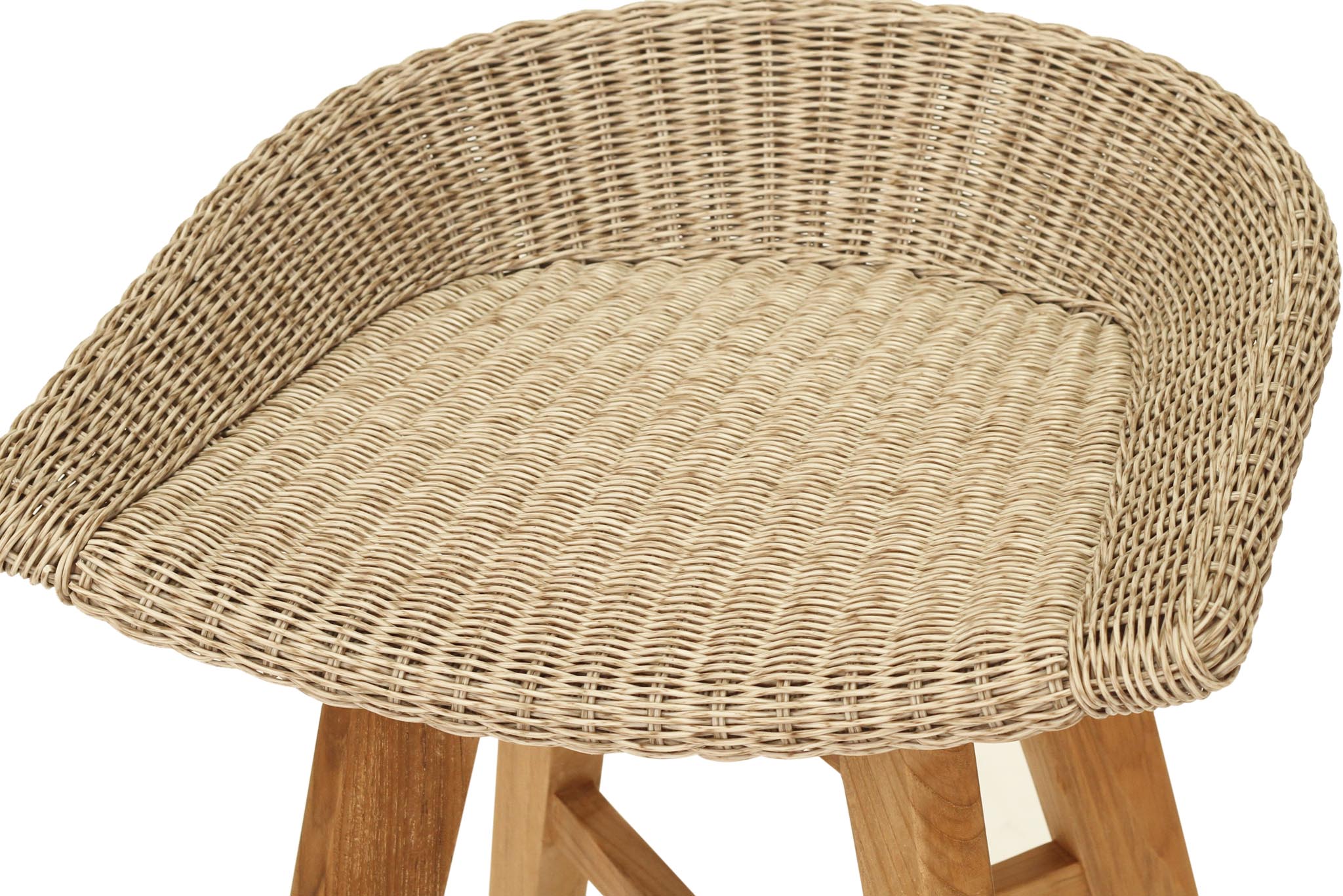 Oceanic Outdoor Backless Counter Stool - Mushroom - Image 9