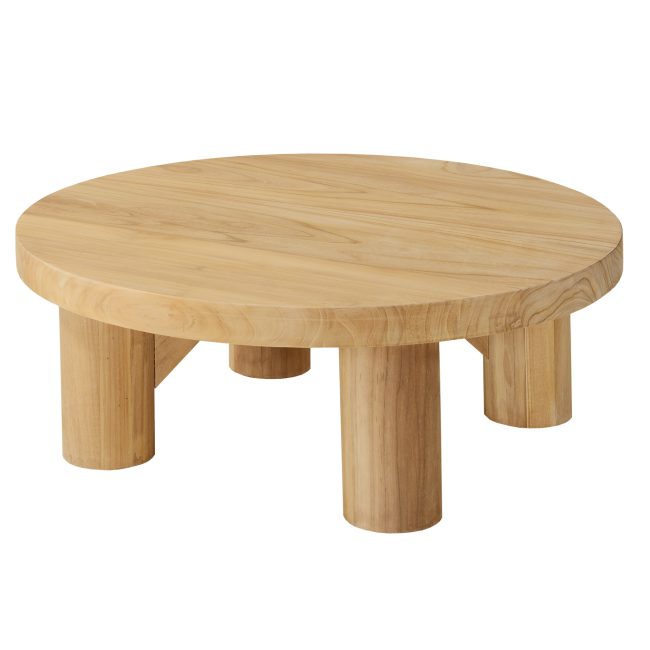 Koa Round Coffee Table
