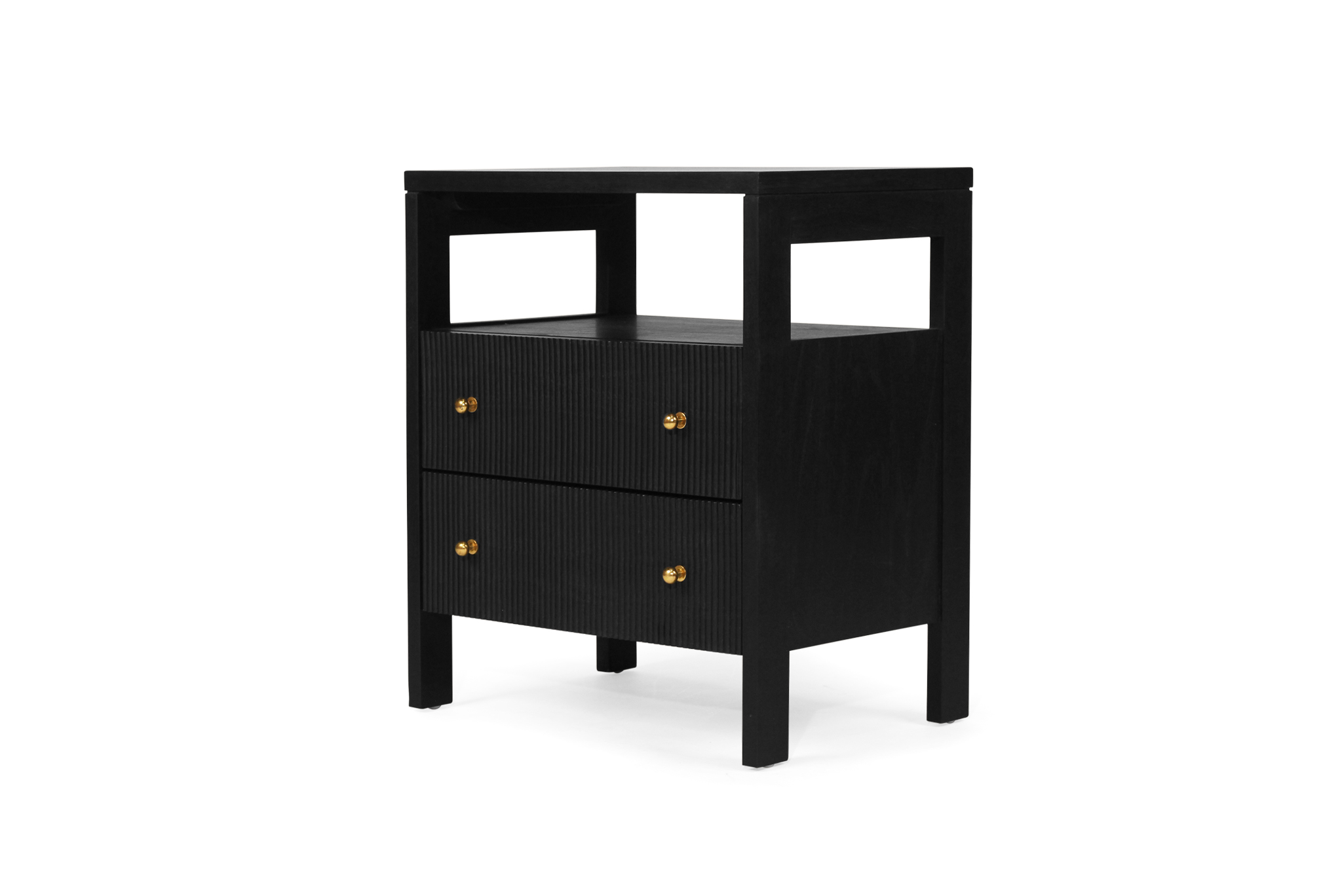 Audrey Bedside Table - Black - Image 2