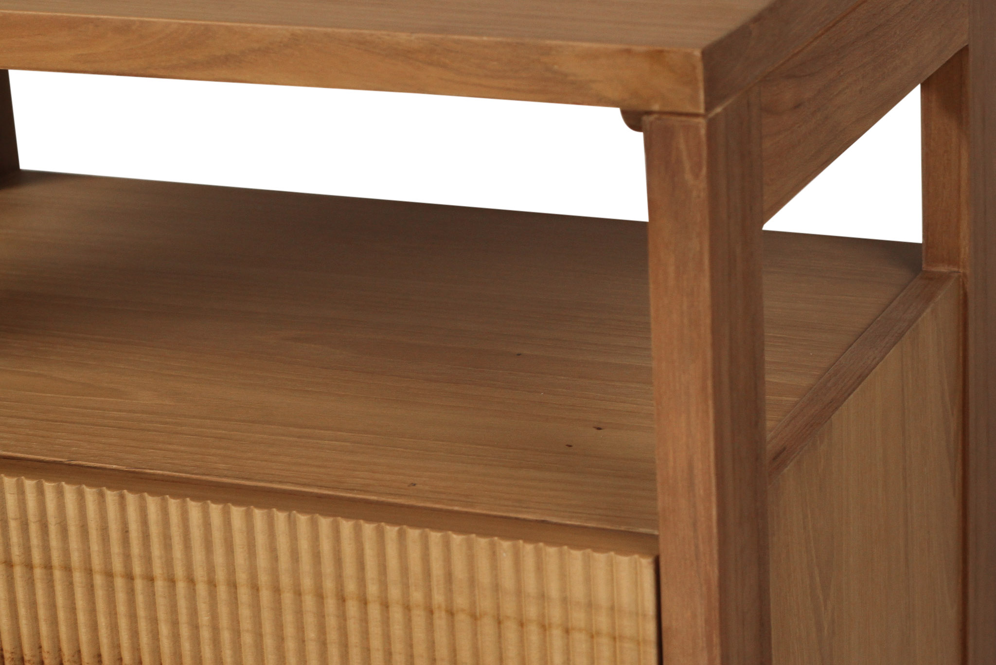 Audrey Bedside Table - Natural - Image 7