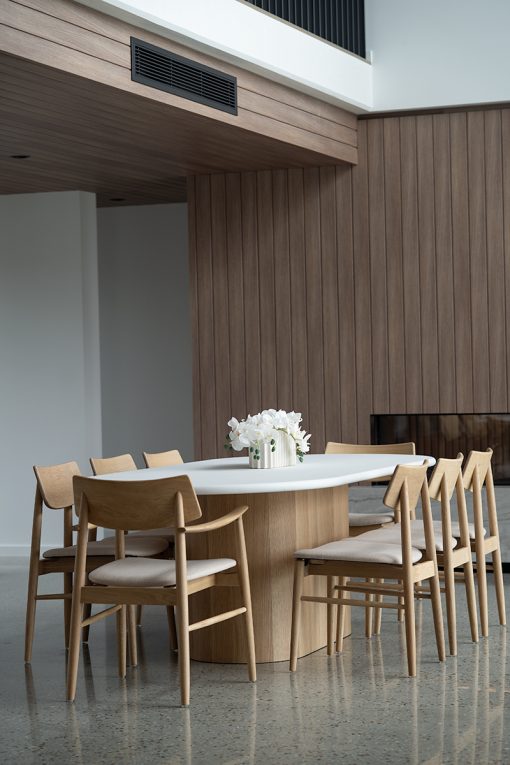 Harlow Oval Dining Table - 240cm  - Natural Oak Base - Image 22