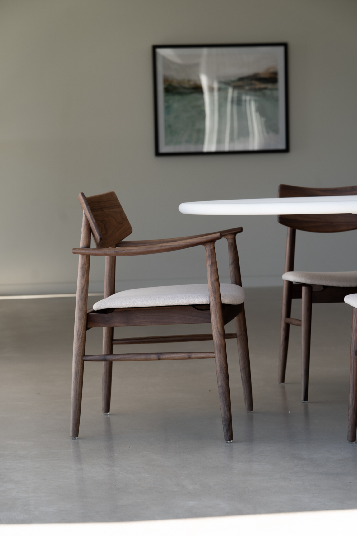 Harlow Dining Armchair - Walnut - Image 2