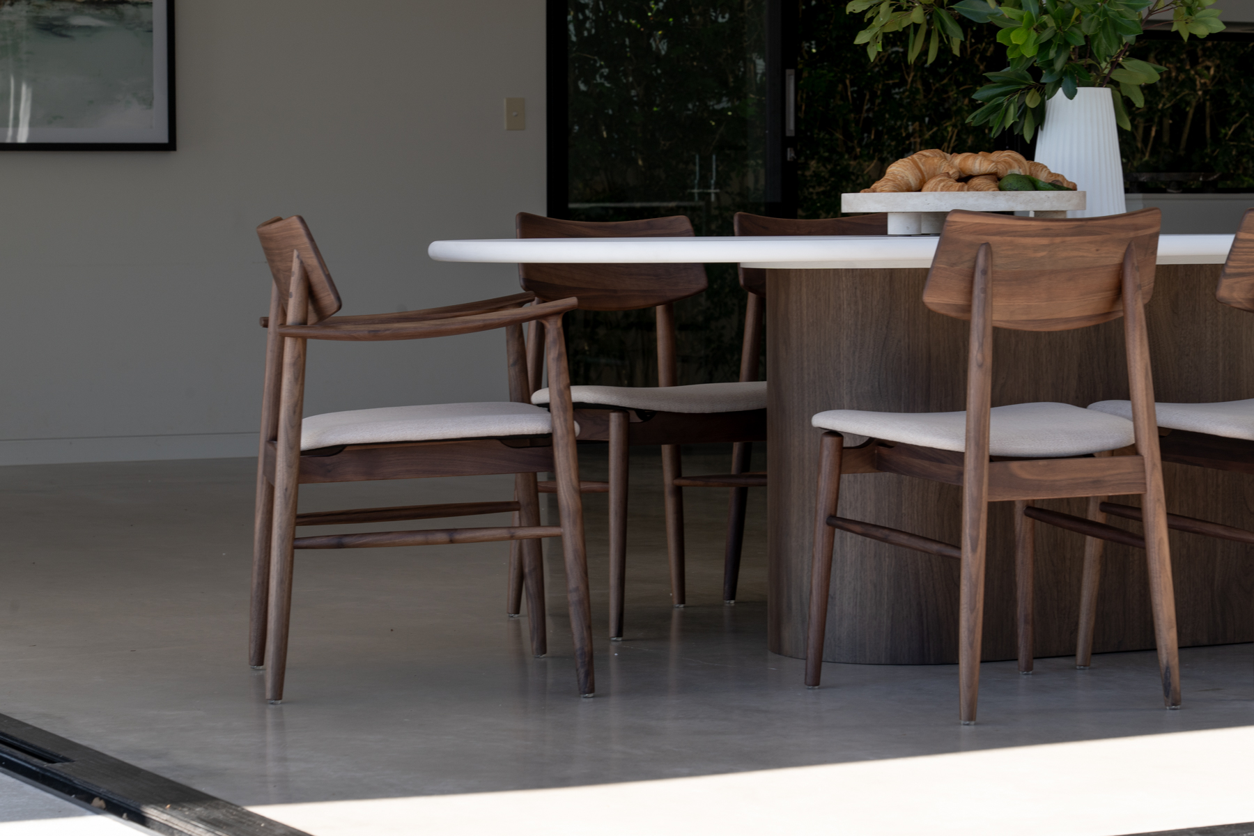 Harlow Dining Armchair - Walnut - Image 12