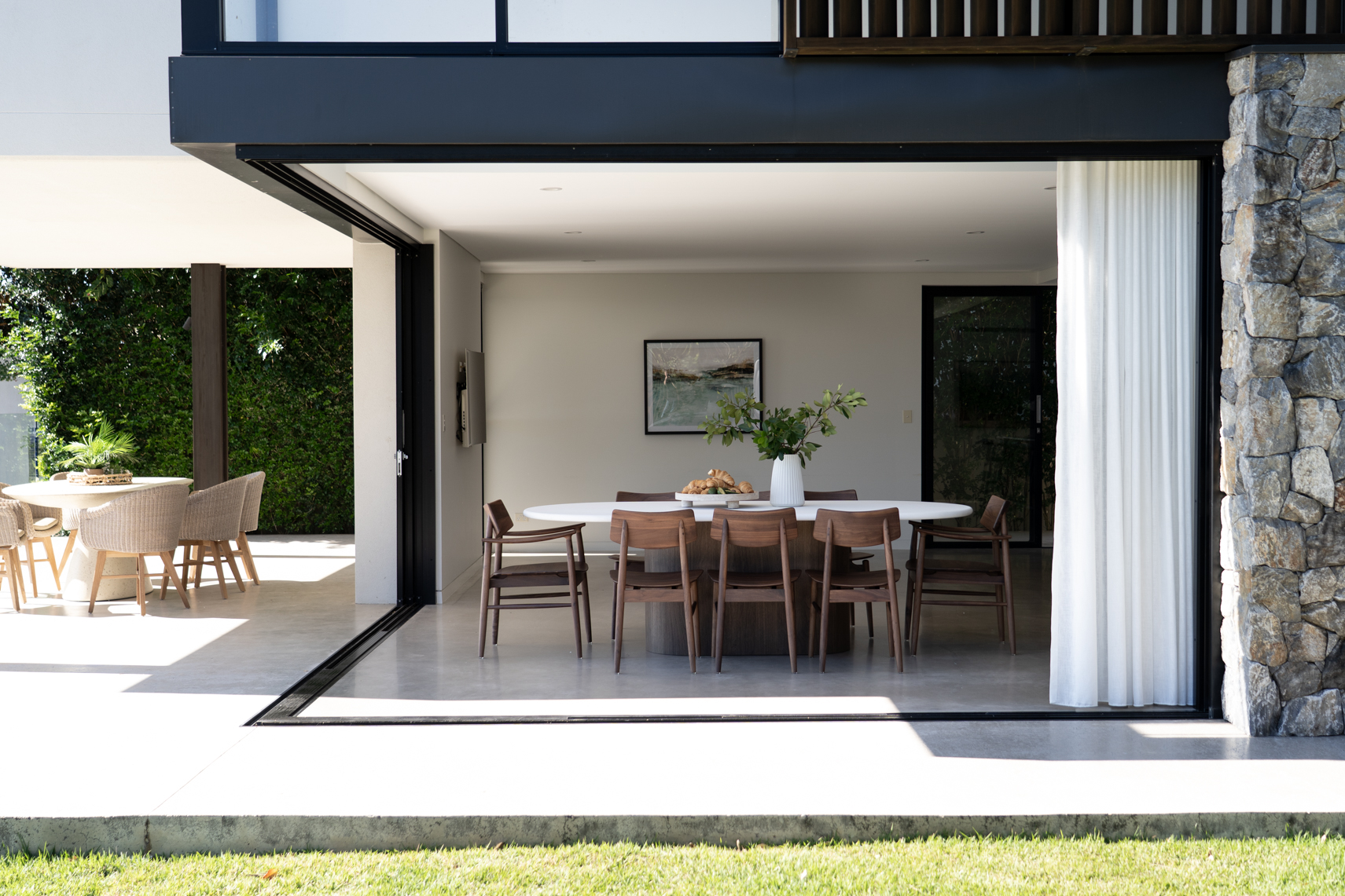 Harlow Dining Chair - Walnut with Timber Seat - Image 21