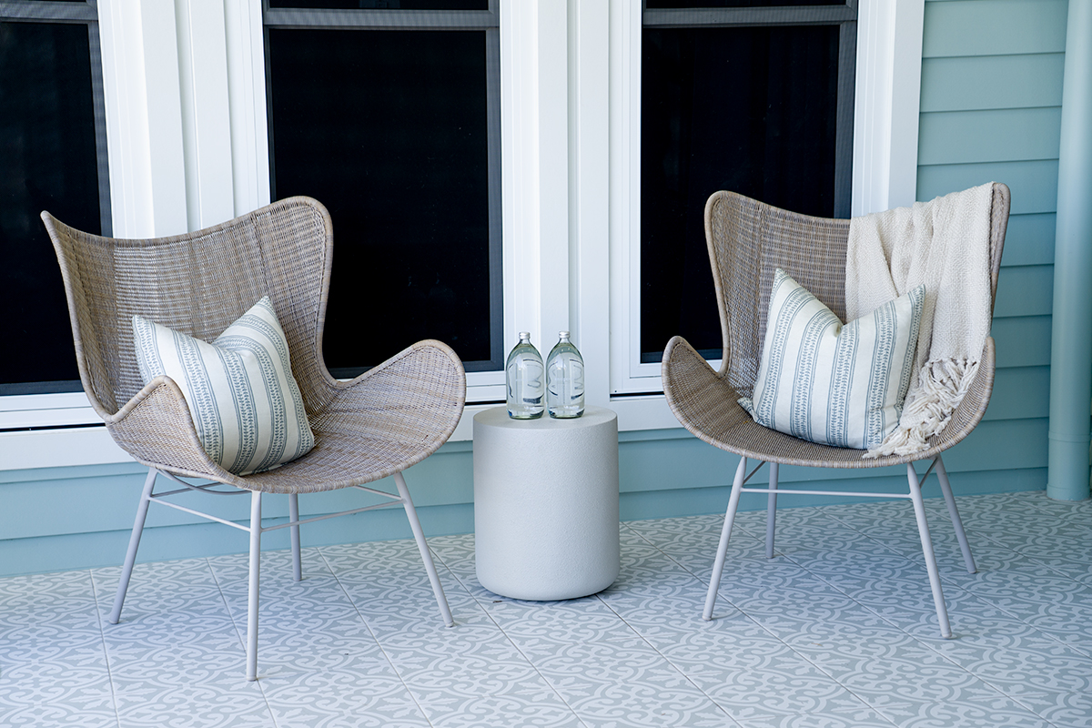 Amos Outdoor Wingchair - Linen - Image 16