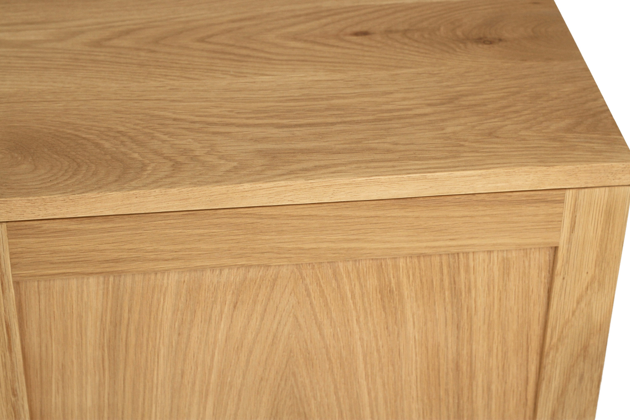 Clovelly Entertainment Unit - Six Door - Natural - Solid Doors - Image 9