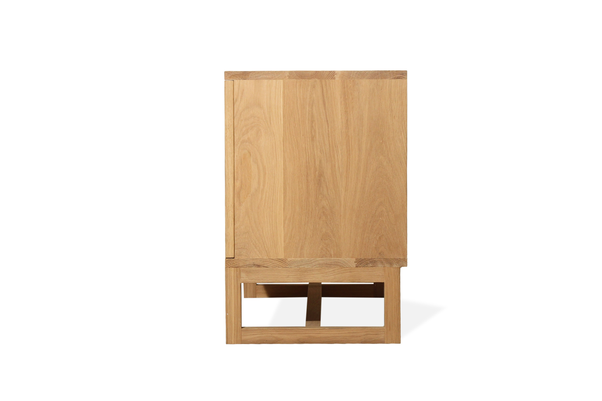 Clovelly Entertainment Unit - Six Door - Natural - Solid Doors - Image 6
