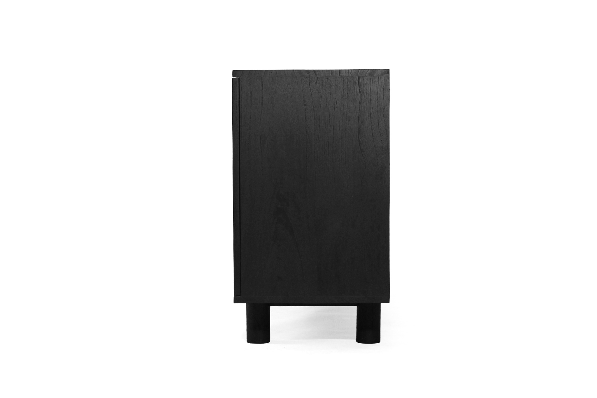 Iluka Four Door Sideboard - Arch Windows - Black - Image 7