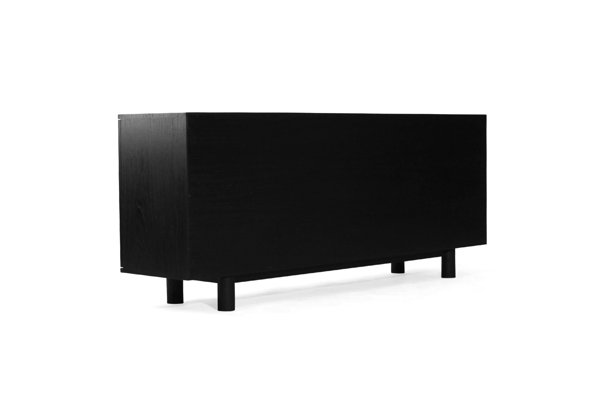 Iluka Four Door Sideboard - Arch Windows - Black - Image 8