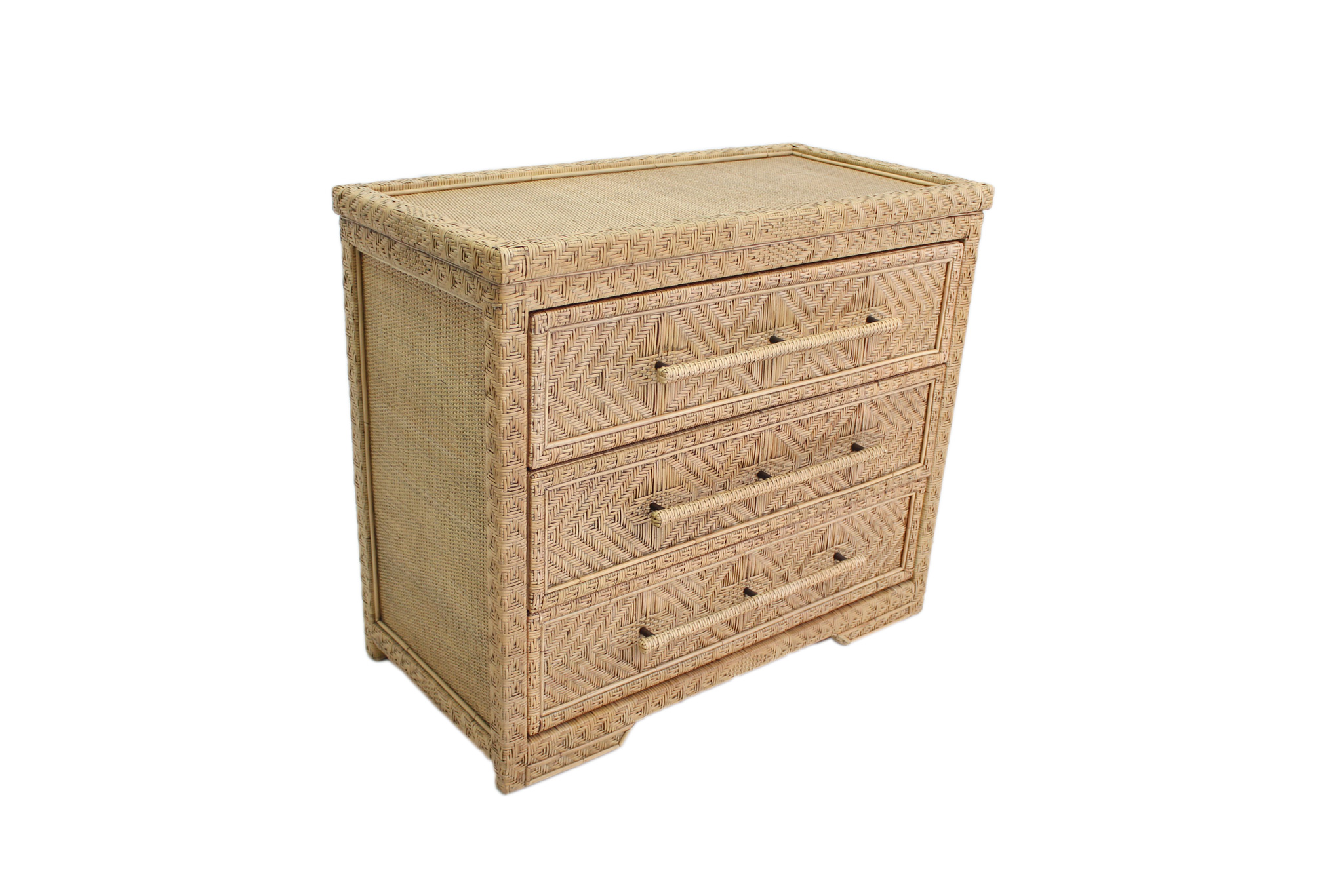 Layla Chest Of Drawers - Natural Brown Wash - 3 Drawer - Image 2