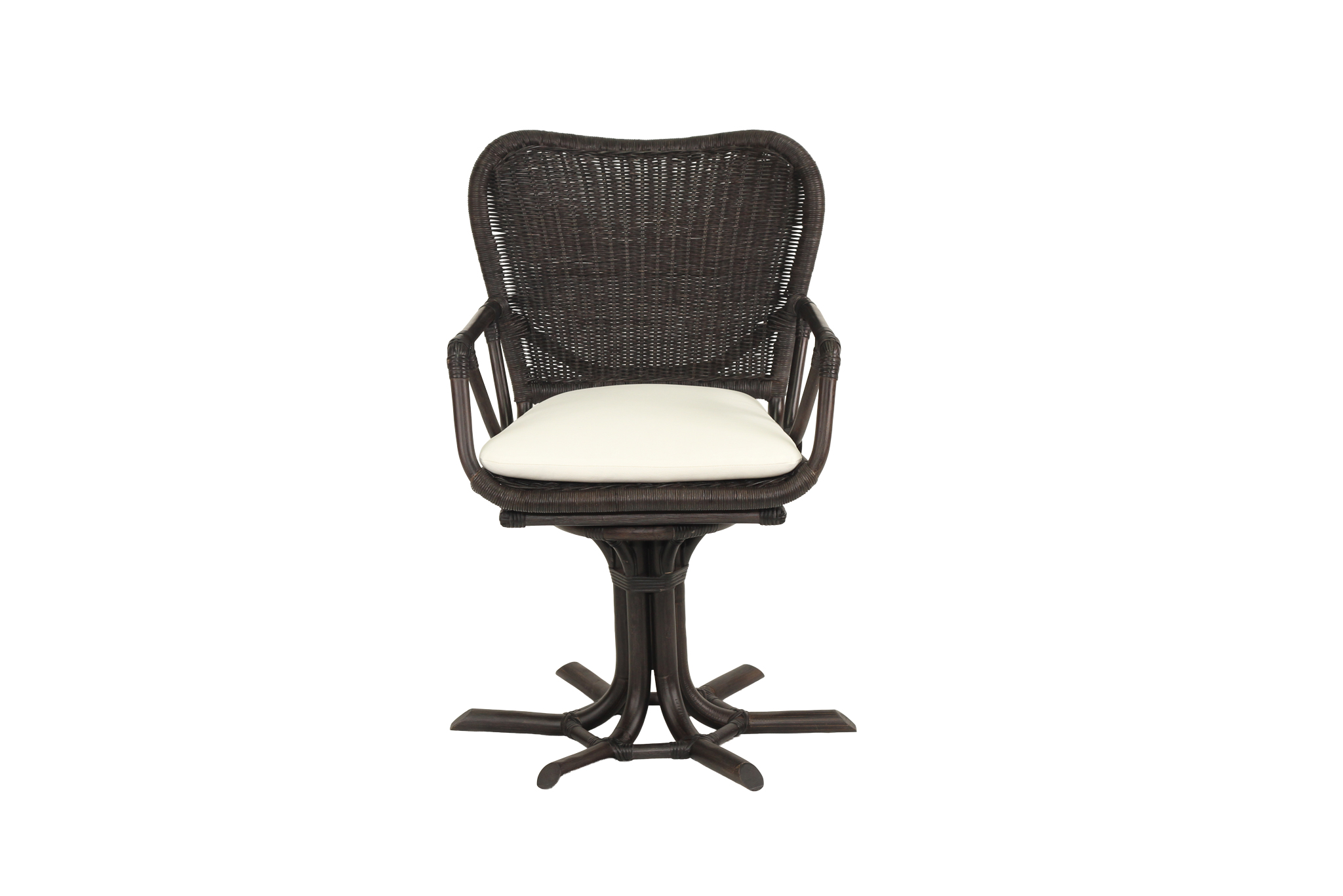 Carla Swivel Armchair - Black - Image 2