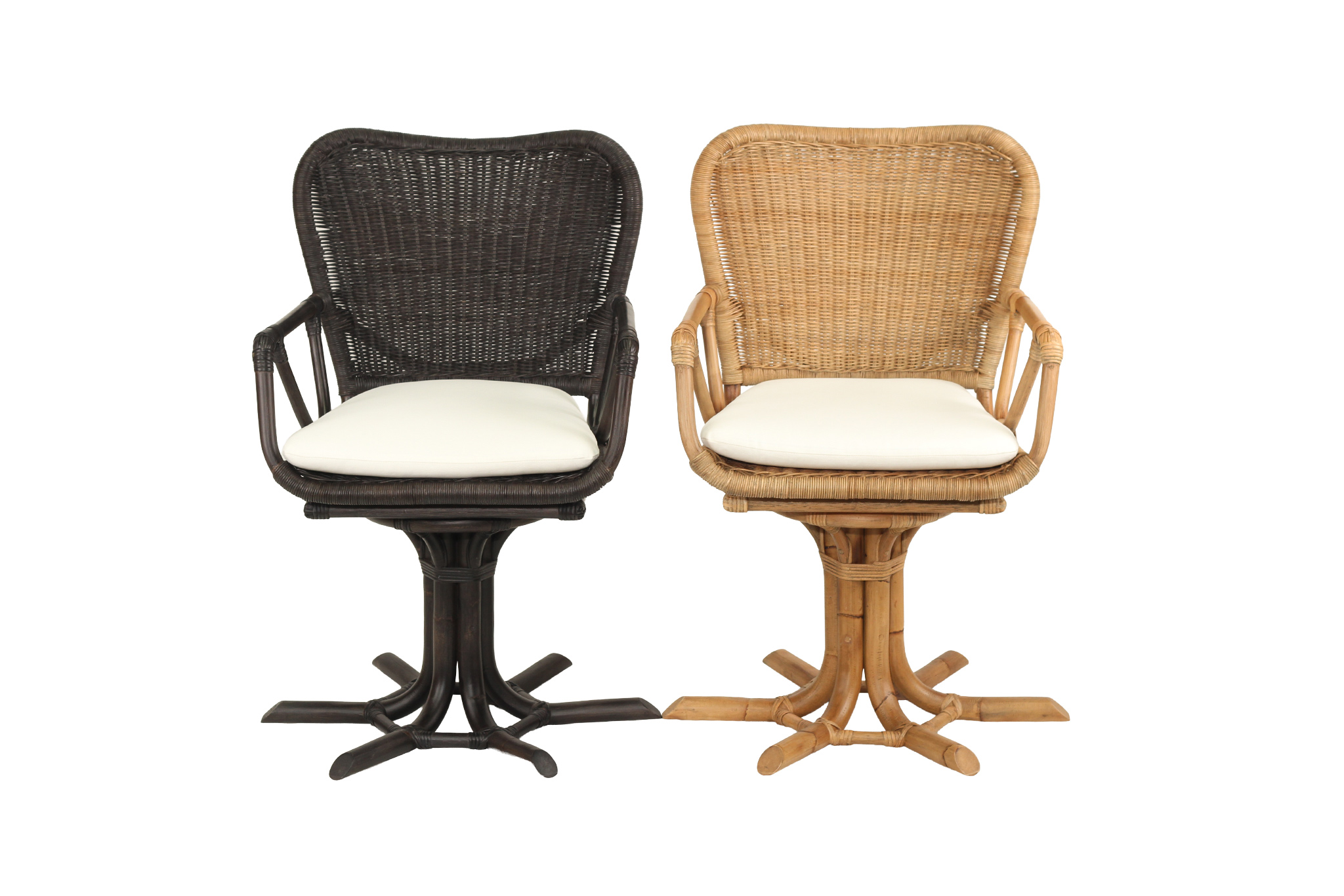 Carla Swivel Armchair - Black - Image 10