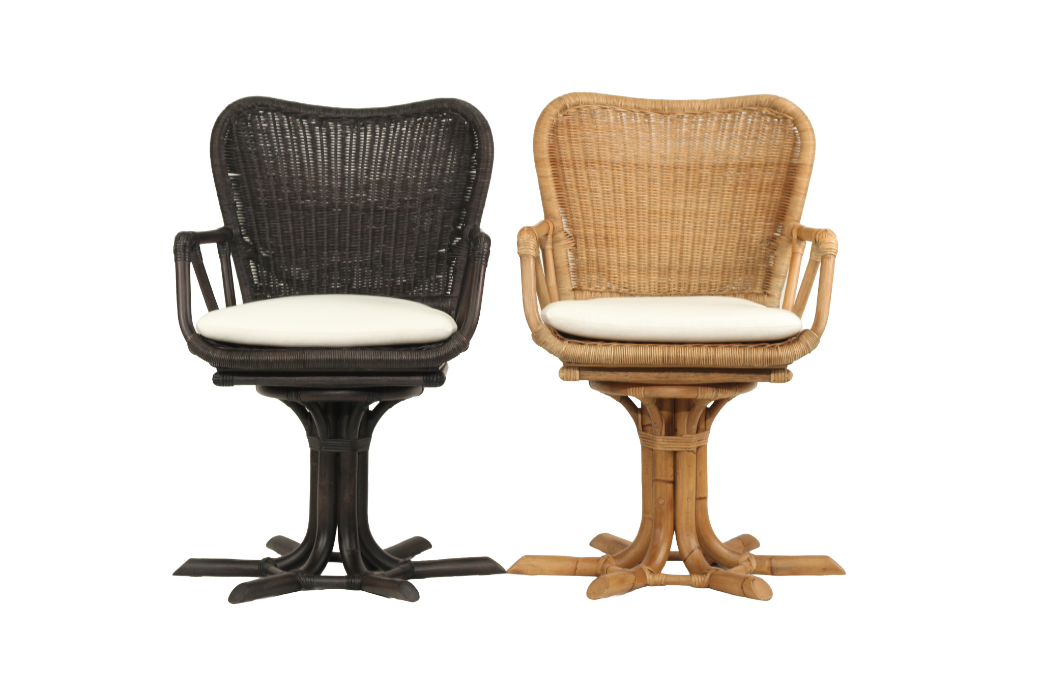 Carla Swivel Armchair - Black - Image 11