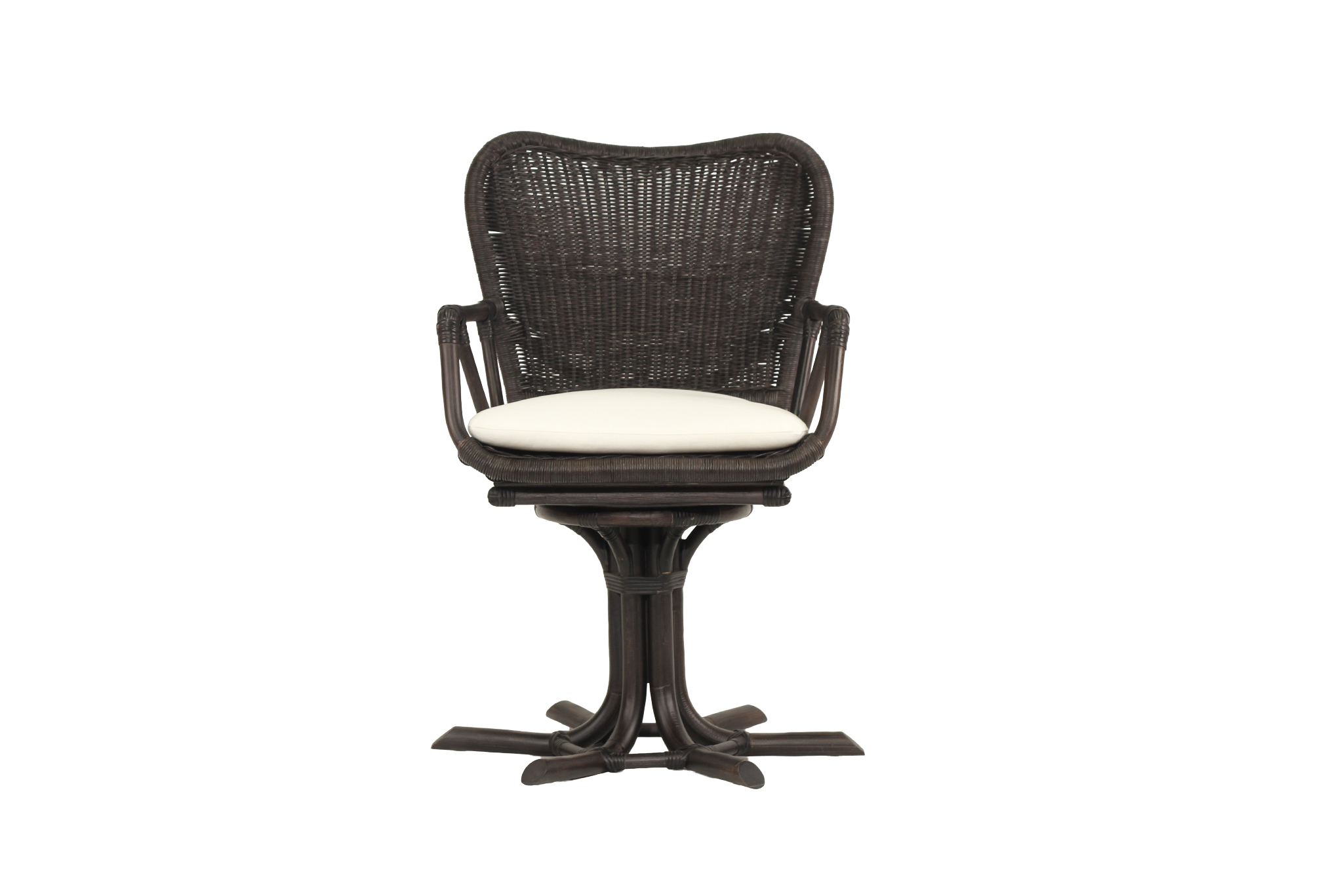 Carla Swivel Armchair - Black - Image 3