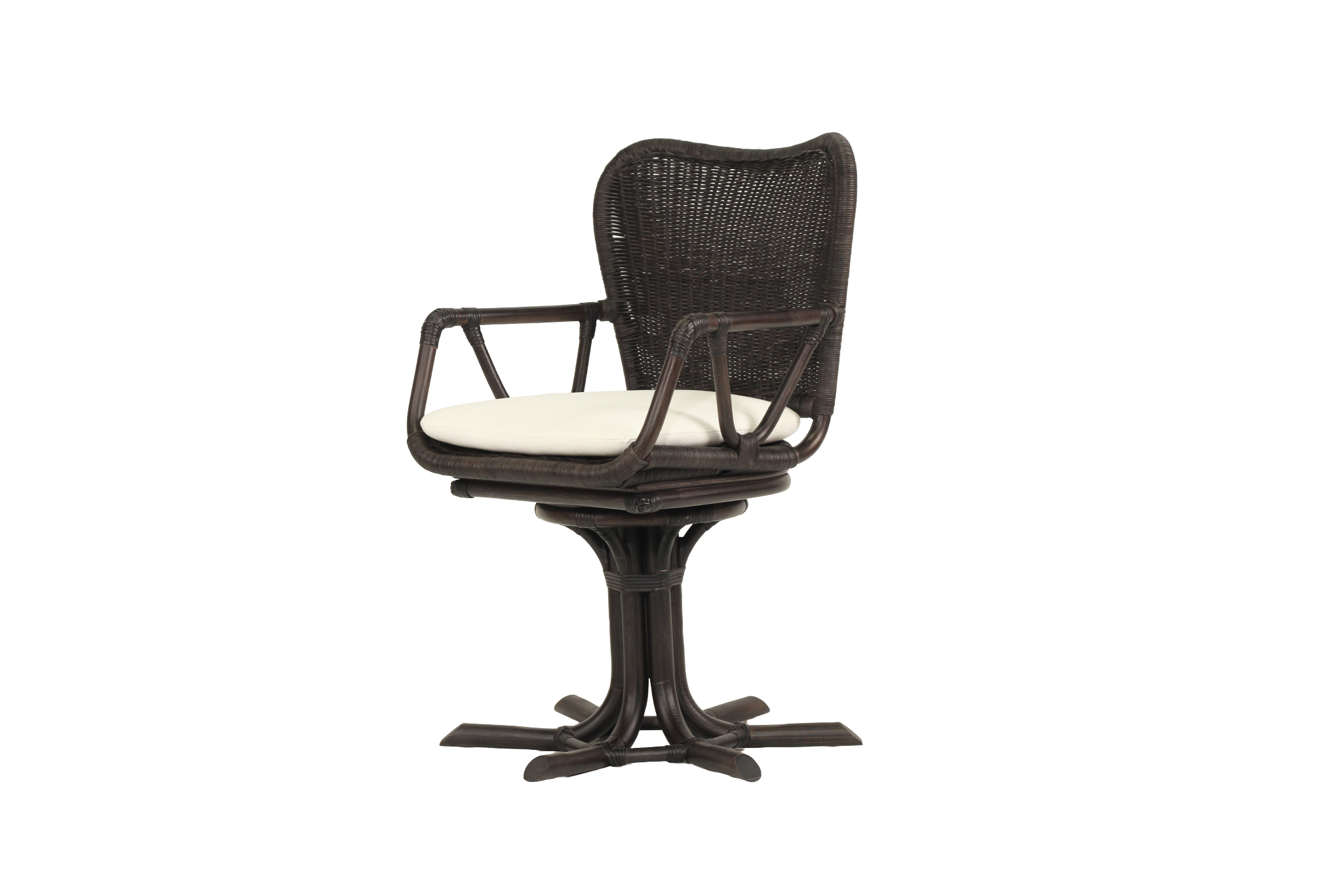 Carla Swivel Armchair - Black