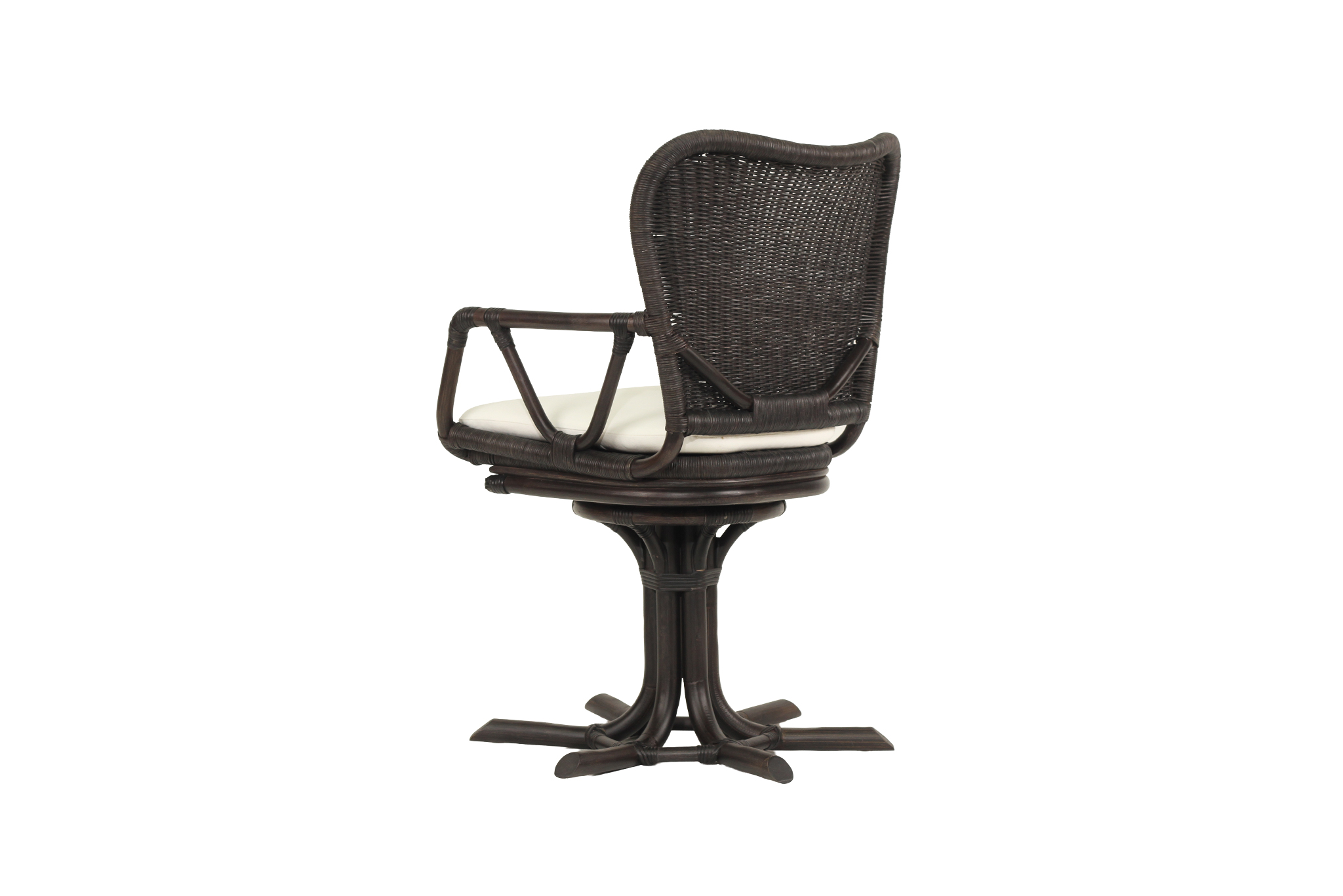 Carla Swivel Armchair - Black - Image 4