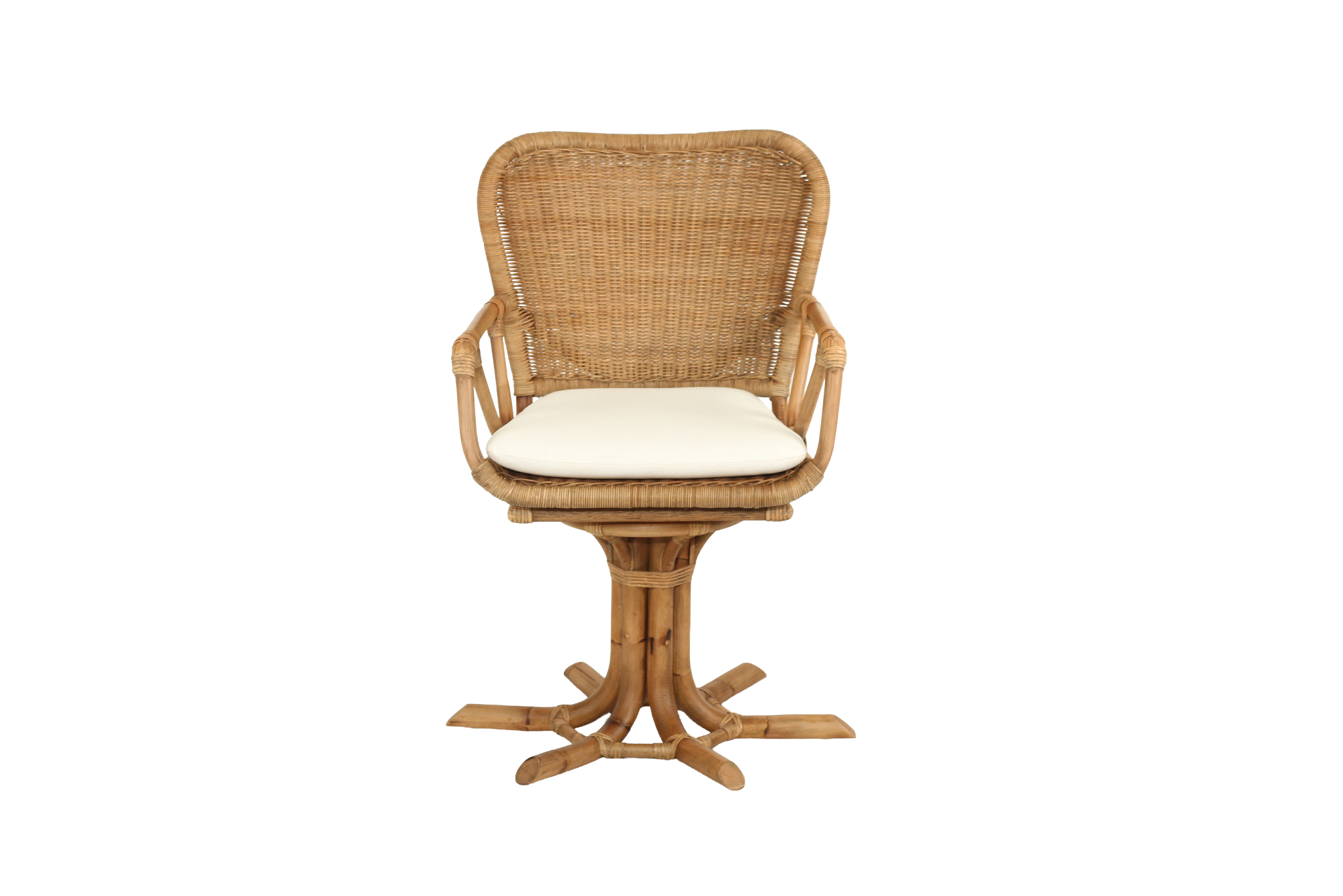 Carla Swivel Armchair - Antique Brown - Image 2