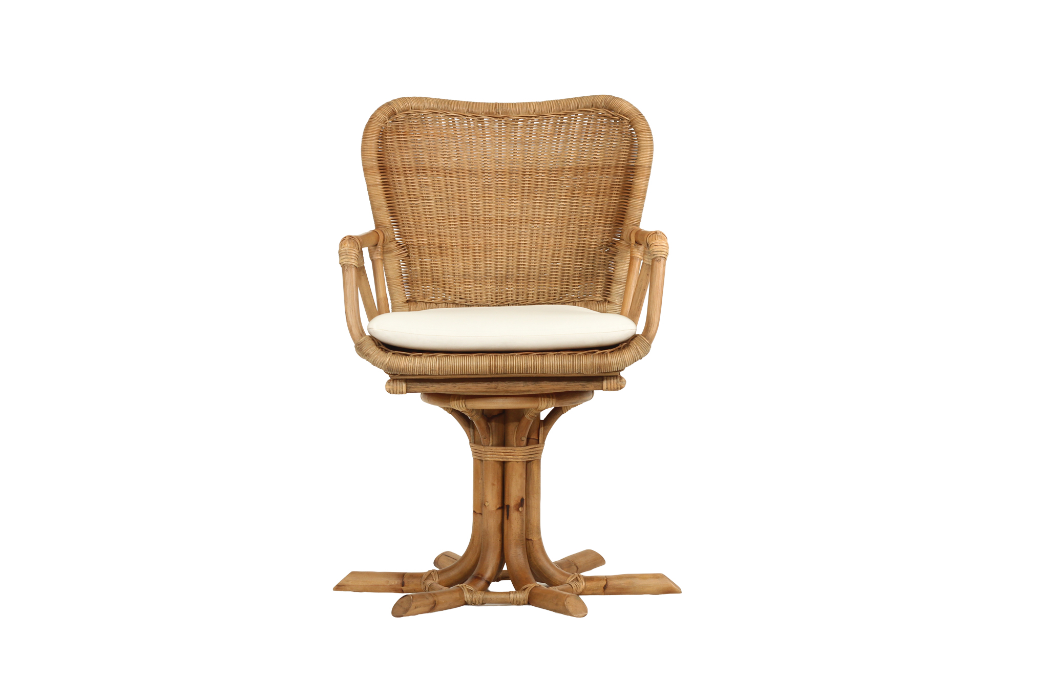 Carla Swivel Armchair - Antique Brown - Image 3