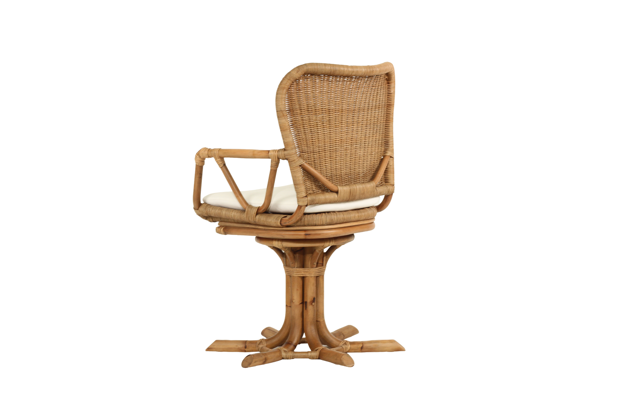 Carla Swivel Armchair - Antique Brown - Image 5