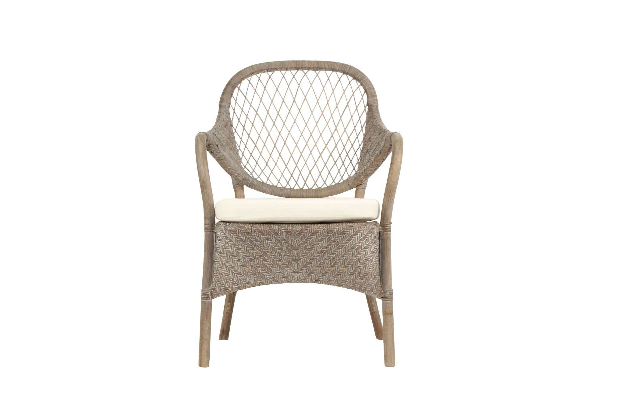 Cove Armchair - Grey White Wash - Image 2