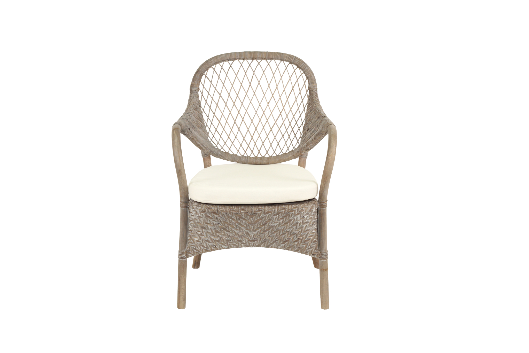 Cove Armchair - Grey White Wash - Image 3