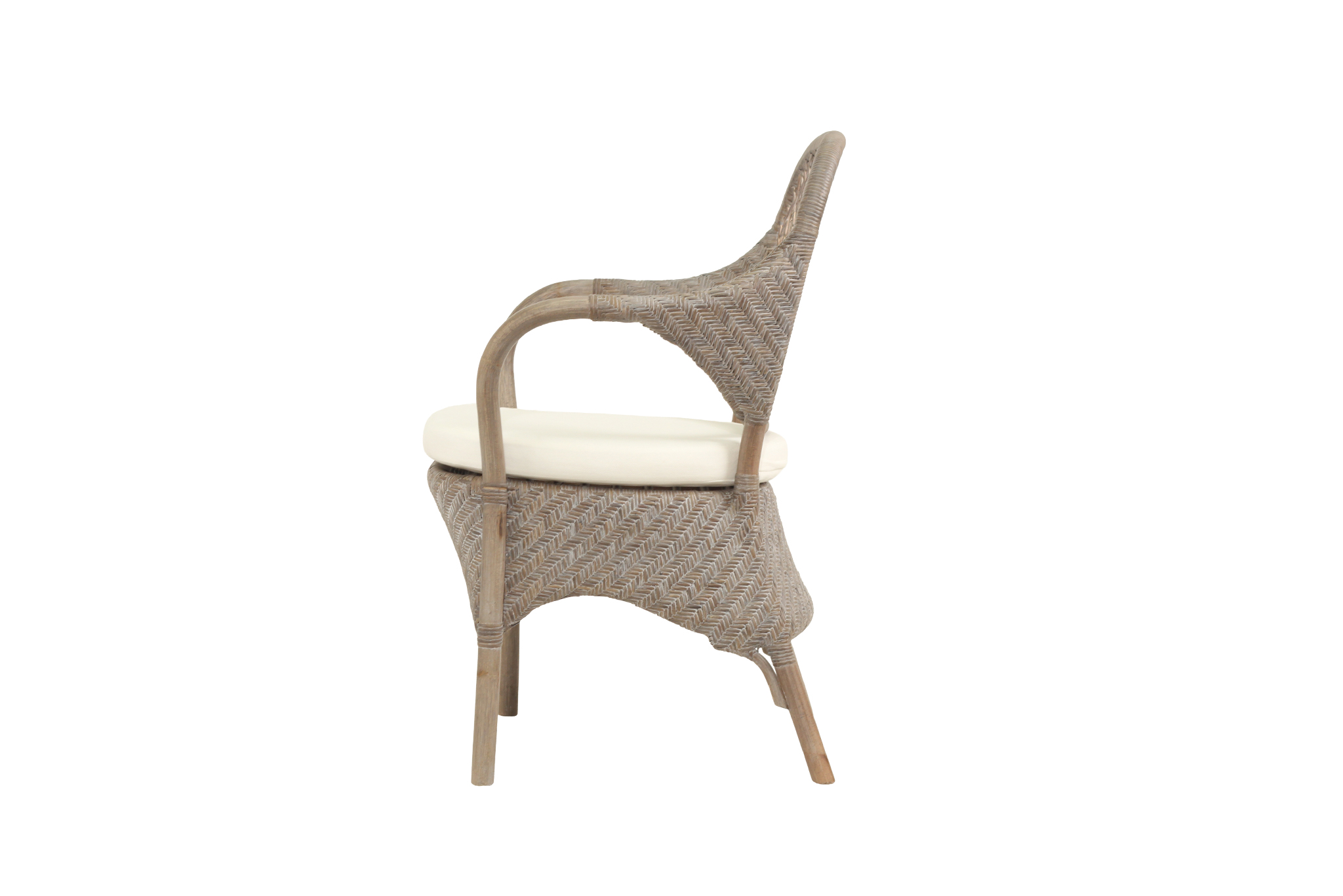 Cove Armchair - Grey White Wash - Image 4