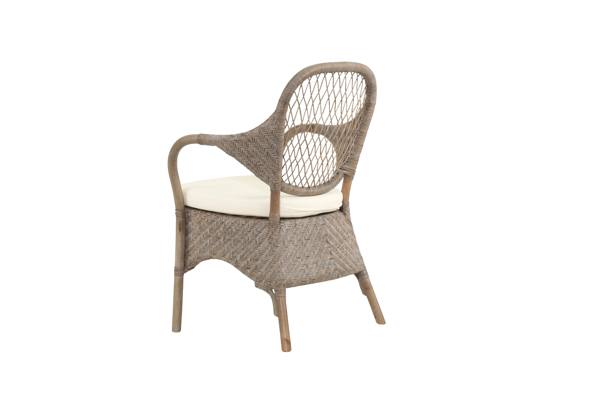 Cove Armchair - Grey White Wash - Image 5