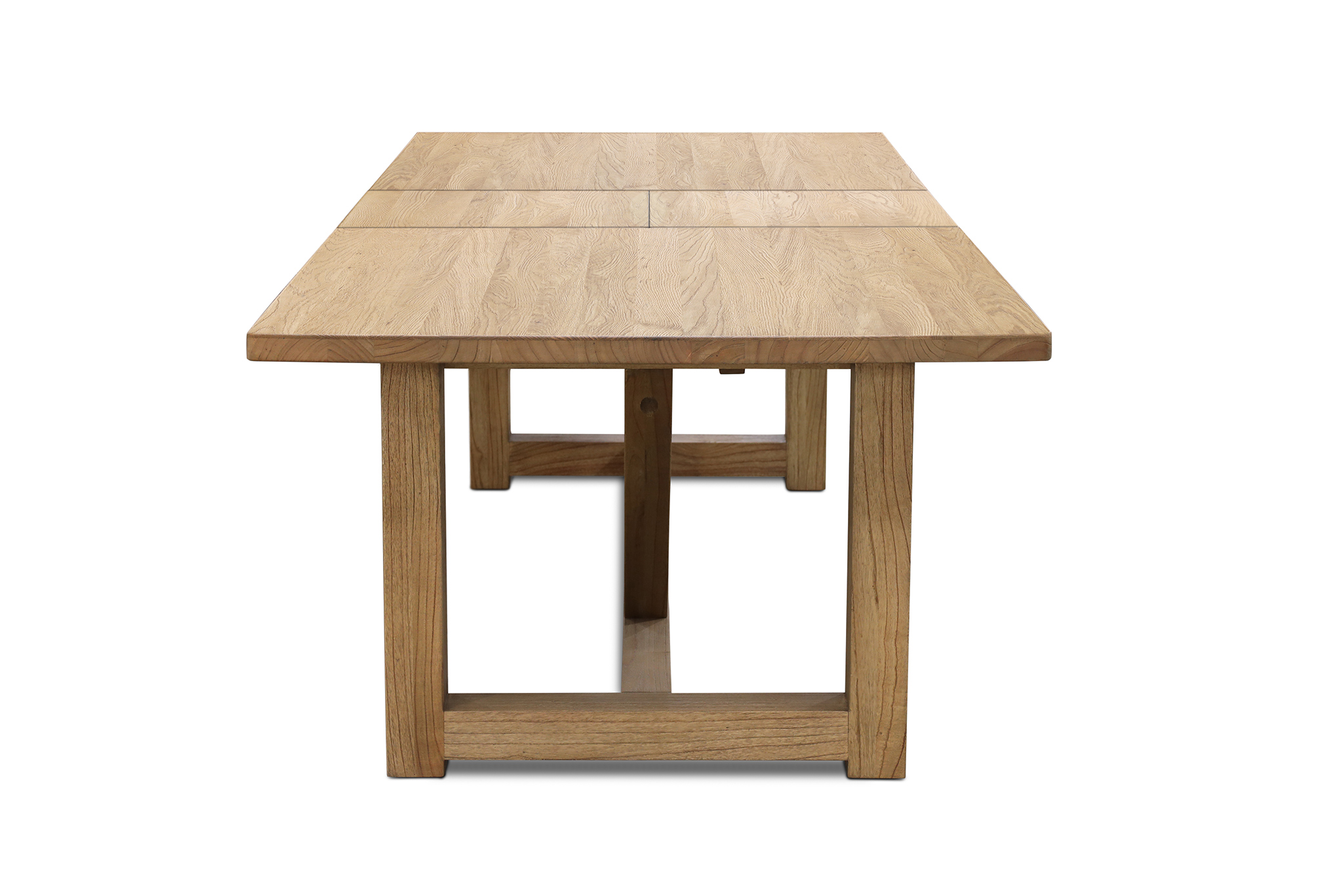 Farmhouse Extension Dining Table - 210/310cm - Natural Oak - Image 5