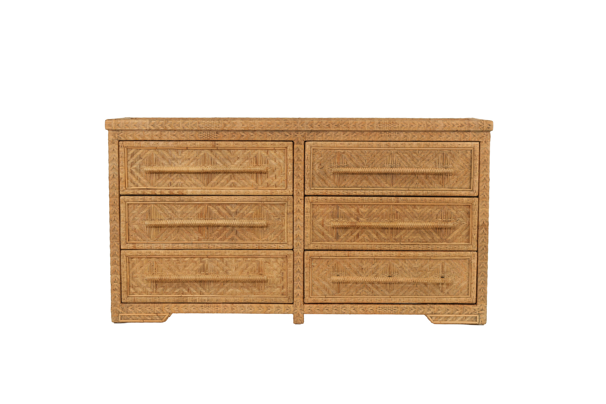 Layla Chest Of Drawers - Natural Brown Wash - 6 Drawer