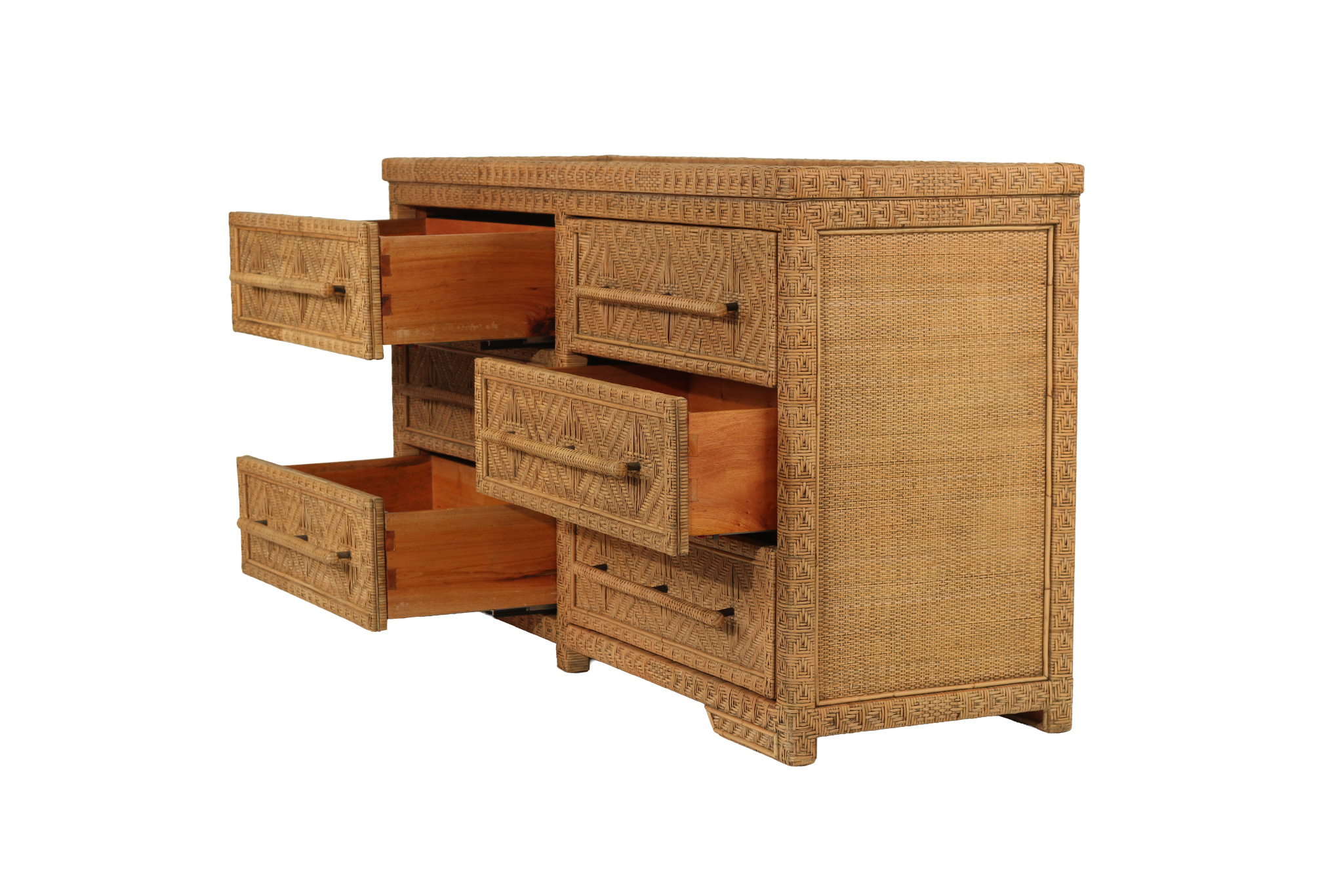 Layla Chest Of Drawers - Natural Brown Wash - 6 Drawer - Image 4