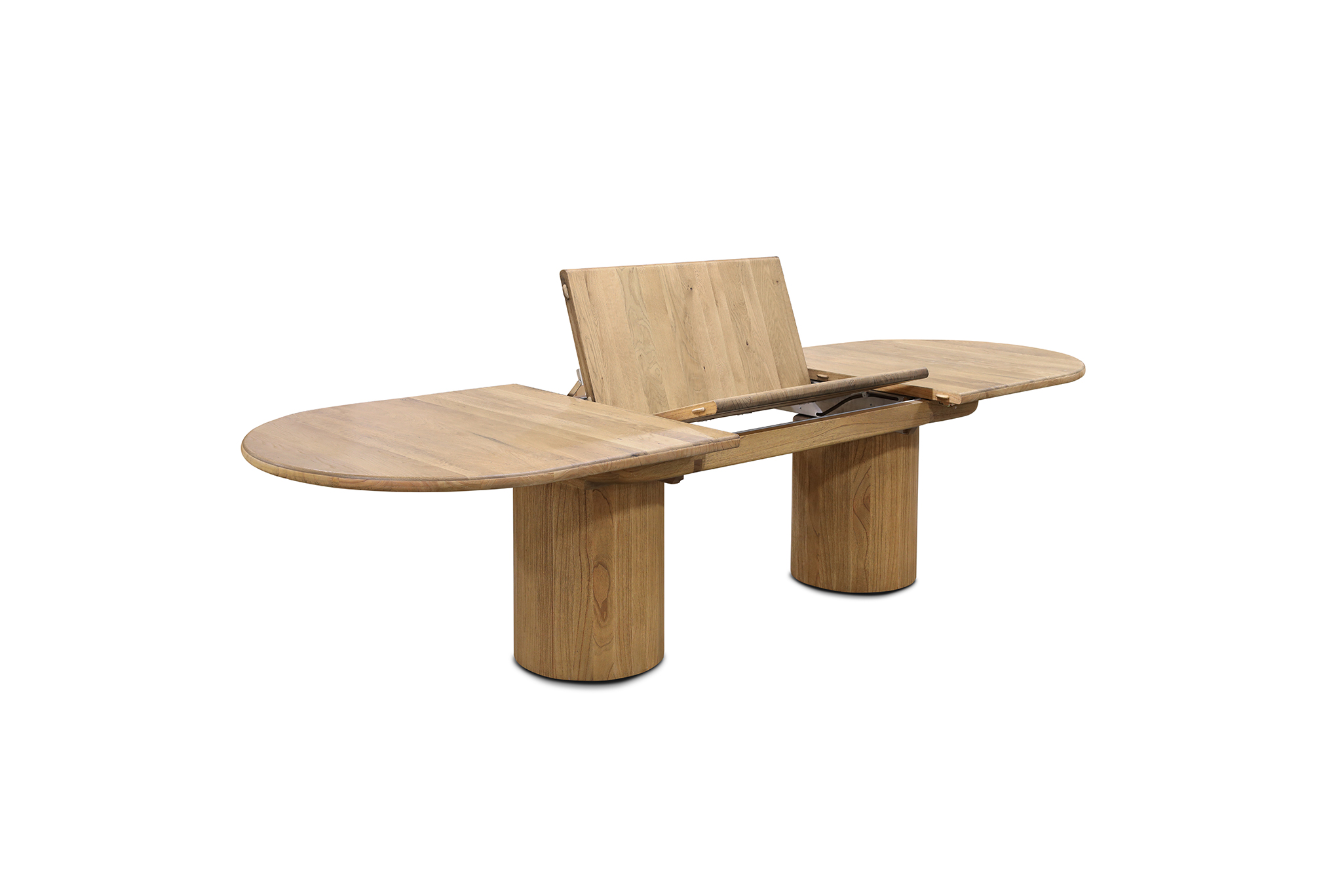 Lorenzo Oval Extension Dining Table - 210/310cm - Natural Oak