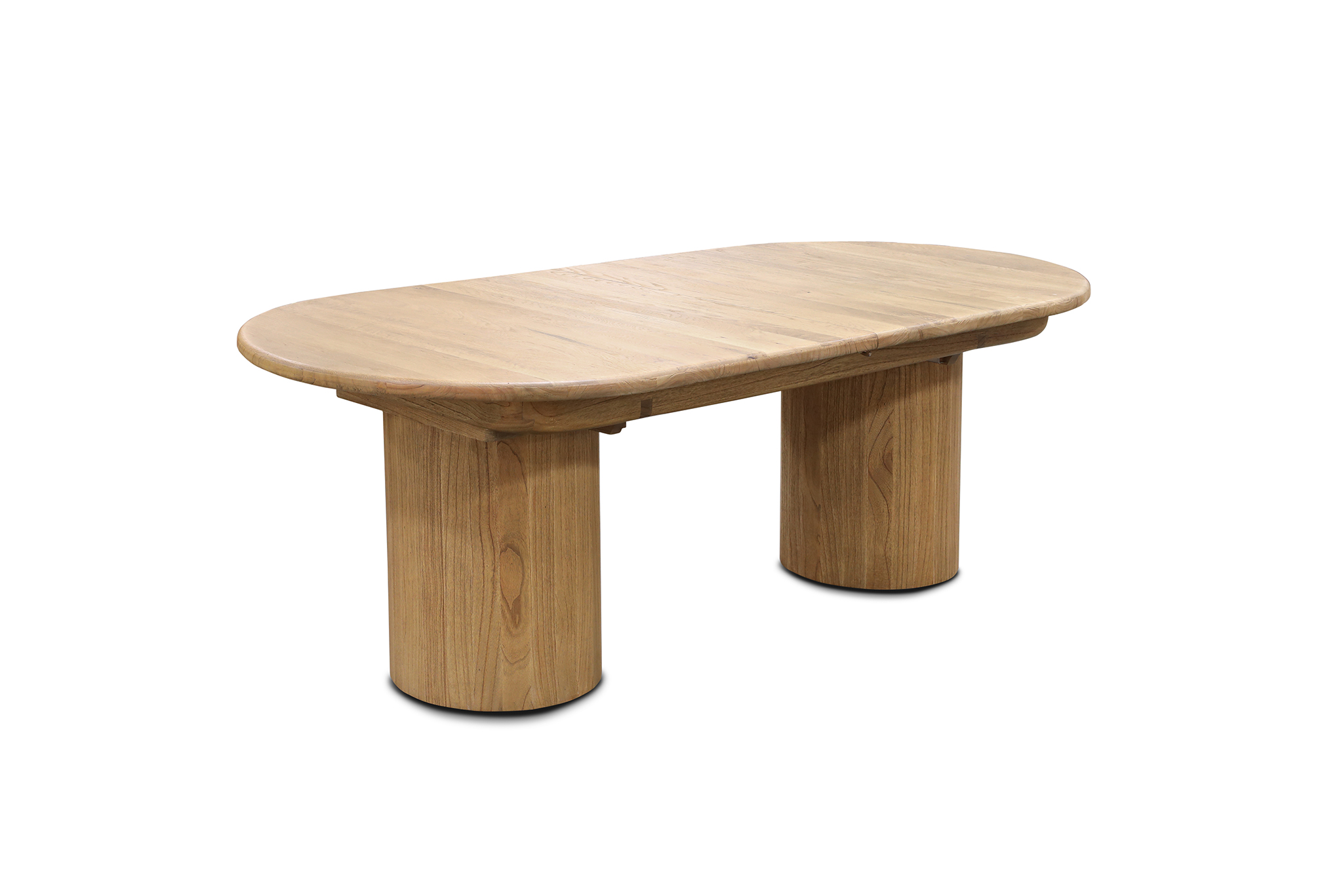 Lorenzo Oval Extension Dining Table - 210/310cm - Natural Oak - Image 6
