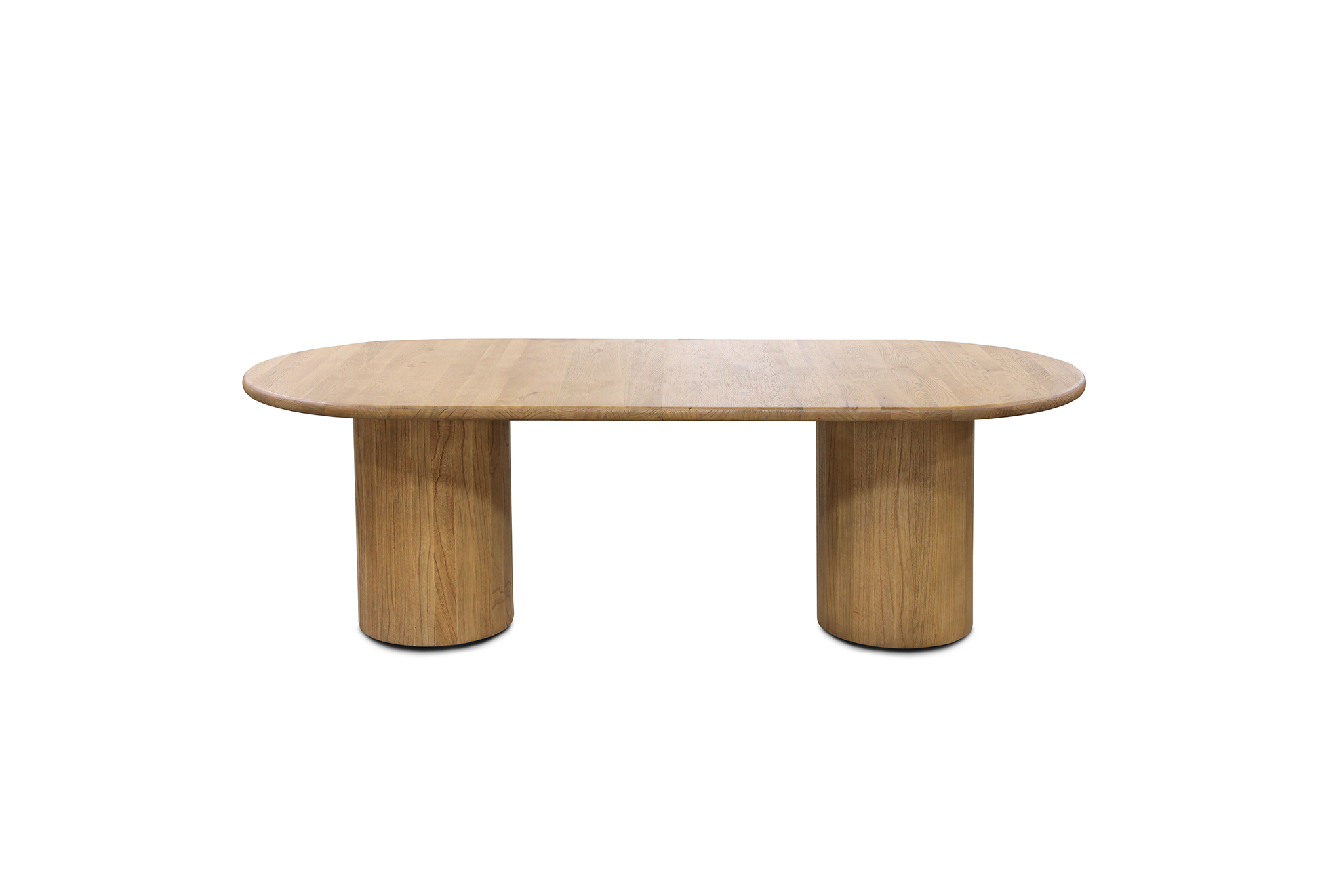Lorenzo Oval Dining Table - 2.4m - Natural Oak - Image 2